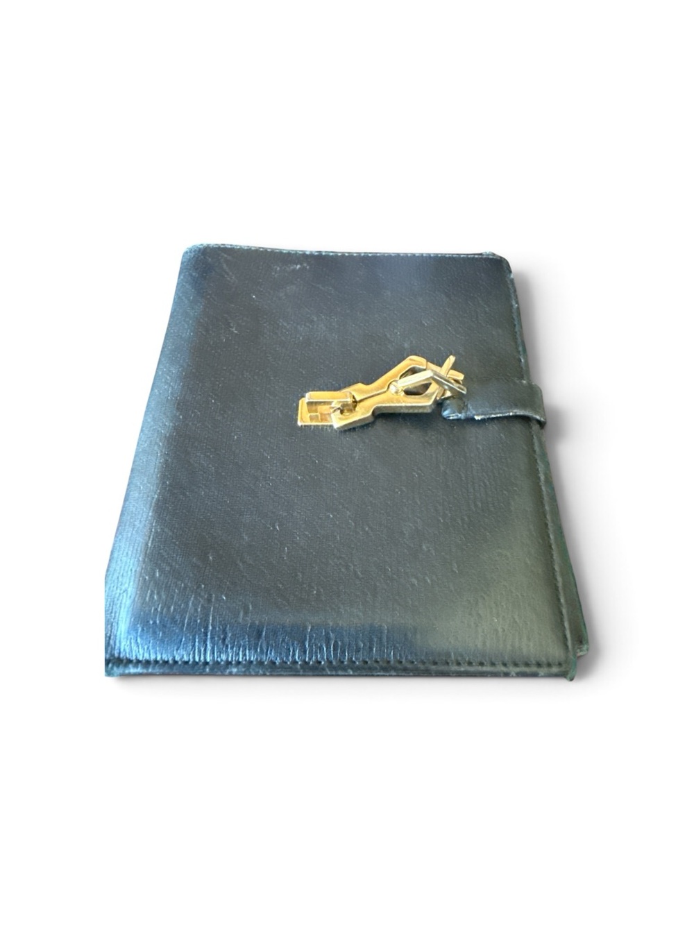 Vintage Gucci Black Leather Horsebit Bifold Wallet Gold Hardware